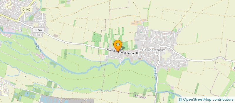 localisation de l'entreprise SCI LE TREIZE  BRUMATH