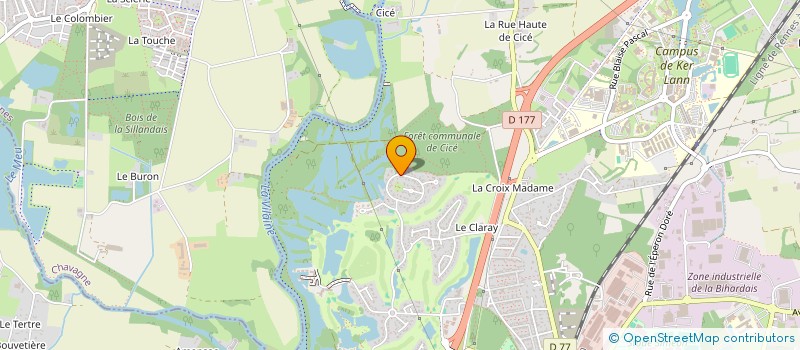 localisation de l'entreprise SCI LE TREMPLIN  BRUZ