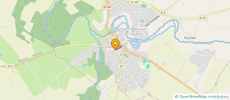 localisation de l'entreprise SCI LE TREMPOLINE  GENCAY