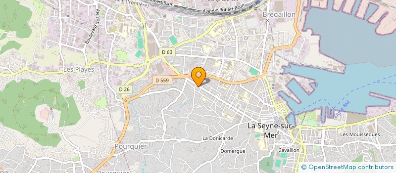 localisation de l'entreprise SCI LE TRESIGNY à LA SEYNE-SUR-MER