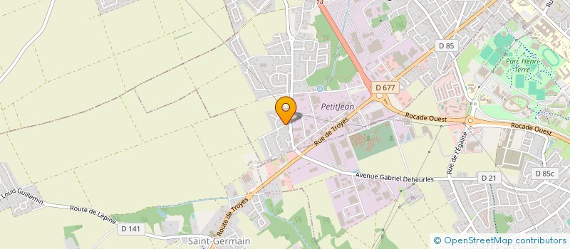 localisation de l'entreprise SCI LE TRESOR  SAINT-ANDRE-LES-VERGERS