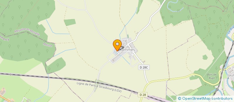 localisation de l'entreprise SCI LE TREY  VIEVILLE-EN-HAYE