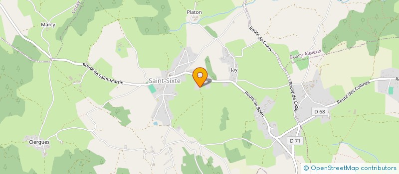 localisation de l'entreprise SCI LE TREYVE  MONTVERDUN