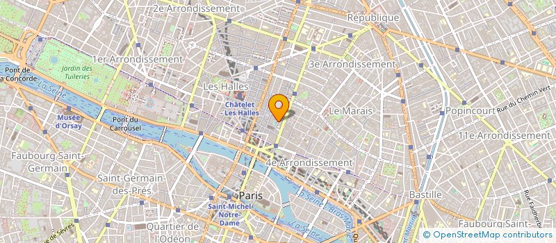 localisation de l'entreprise SCI LE TREZON  PARIS