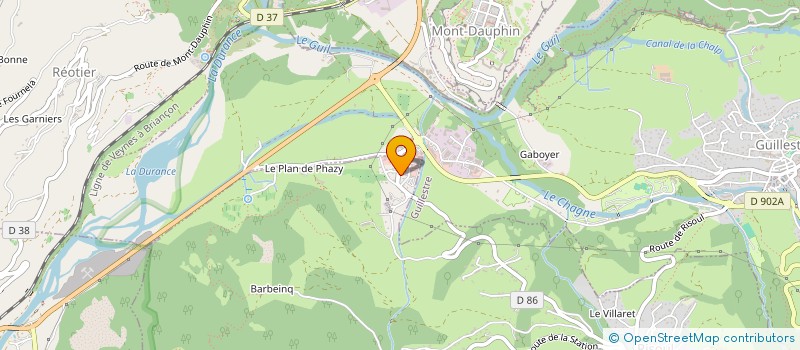 localisation de l'entreprise SCI LE TRIANGLE à GUILLESTRE