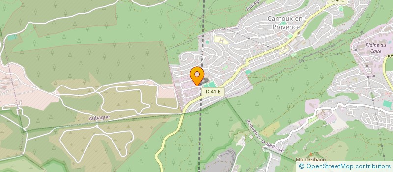 localisation de l'entreprise SCI LE TRIANGLE à CARNOUX-EN-PROVENCE