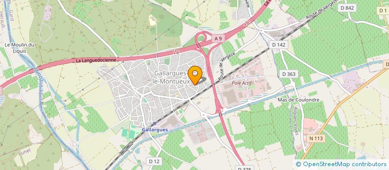 localisation de l'entreprise SCI LE TRIANGLE  RODEZ