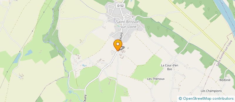 localisation de l'entreprise SCI LE TRIANGLE DES SIX  SAINT-BRISSON-SUR-LOIRE