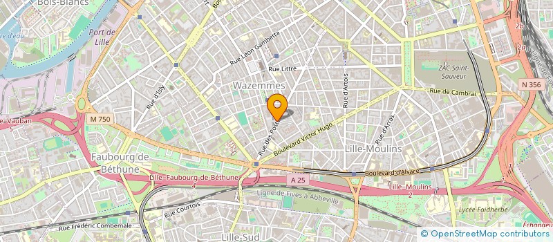 localisation de l'entreprise SCI LE TRIANON à LILLE