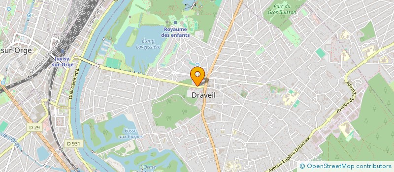 localisation de l'entreprise SCI LE TRIANON à DRAVEIL