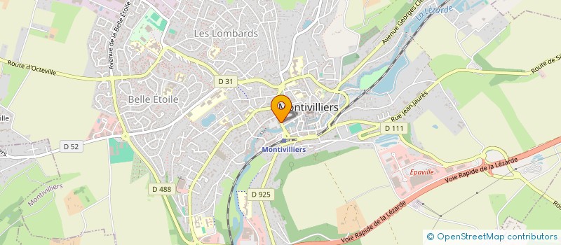 localisation de l'entreprise SCI LE TRIANON  MONTIVILLIERS