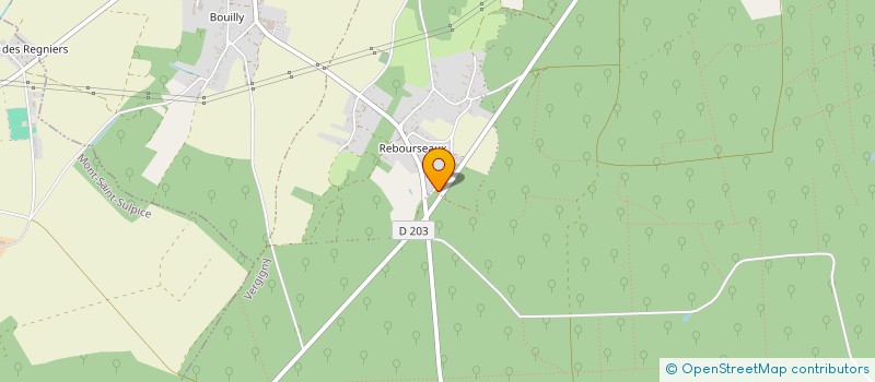 localisation de l'entreprise SCI LE TRIANON  VERGIGNY