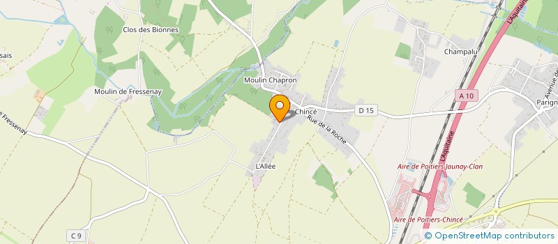 localisation de l'entreprise SCI LE TRIANON  JAUNAY-MARIGNY