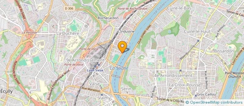 localisation de l'entreprise SCI LE TRIBORD  LYON