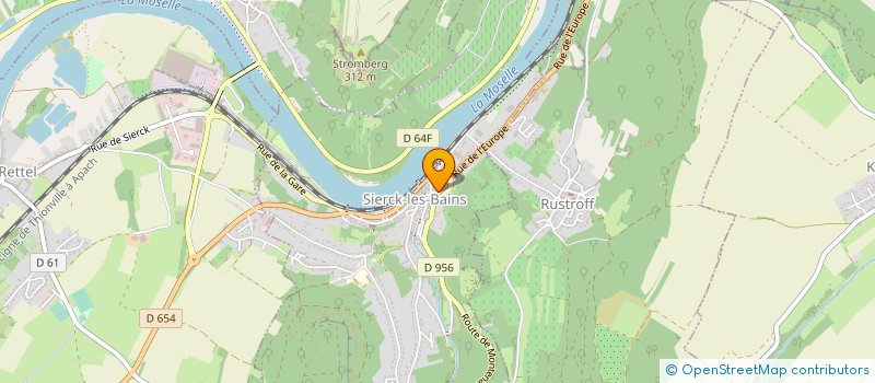 localisation de l'entreprise SCI LE TRIDENT  SIERCK-LES-BAINS