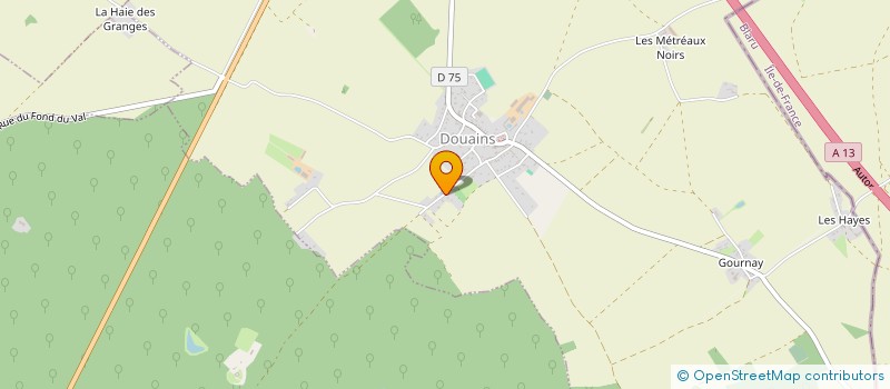 localisation de l'entreprise SCI LE TRIKASTEL  DOUAINS