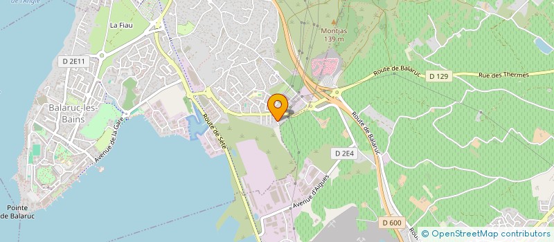 localisation de l'entreprise SCI LE TRINCAT  BALARUC-LES-BAINS