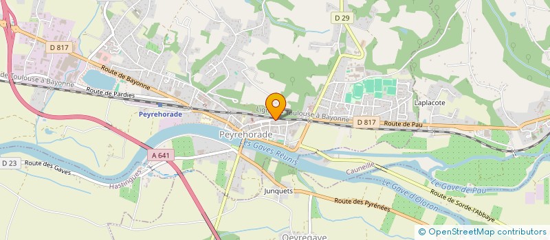 localisation de l'entreprise SCI LE TRINQUET  PEYREHORADE