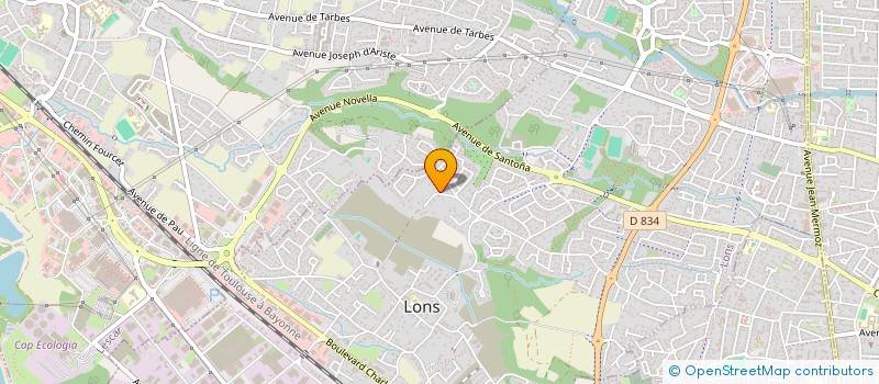 localisation de l'entreprise SCI LE TRIO à LONS
