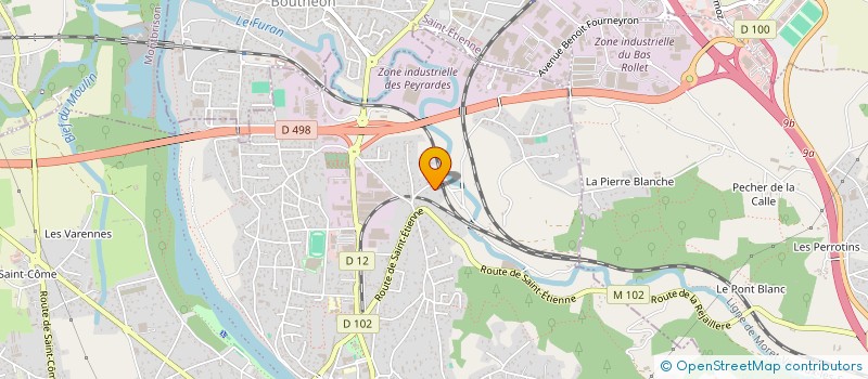 localisation de l'entreprise SCI LE TRIO  SAINT-JUST-SAINT-RAMBERT