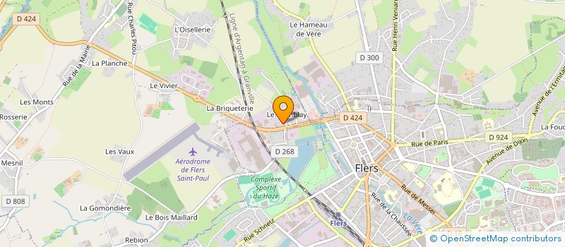 localisation de l'entreprise SCI LE TRIO à LA LANDE-PATRY