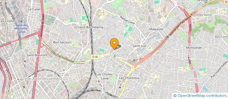 localisation de l'entreprise SCI LE TRIO à MARSEILLE