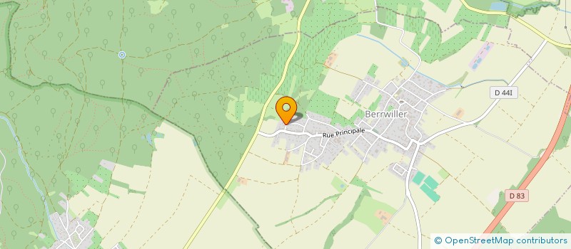 localisation de l'entreprise SCI LE TRIO  BERRWILLER
