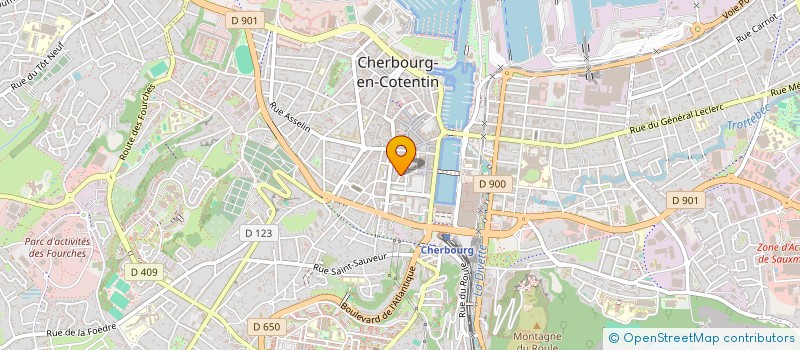 localisation de l'entreprise SCI LE TRIOMPHANT à CHERBOURG-EN-COTENTIN