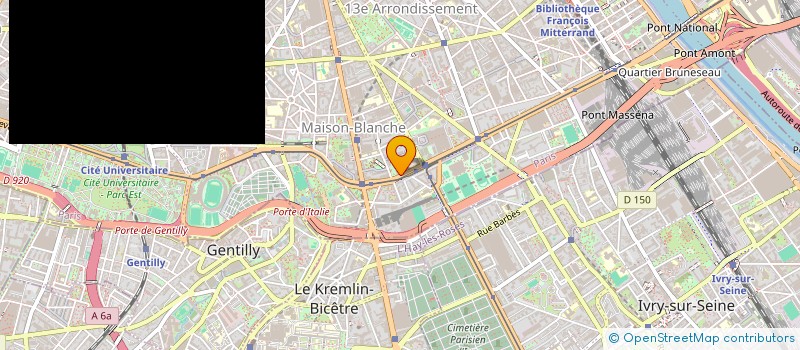 localisation de l'entreprise SCI LE TRIOMPHE  PARIS