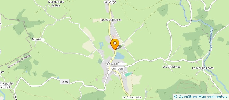 localisation de l'entreprise SCI LE TRION  QUARRE-LES-TOMBES