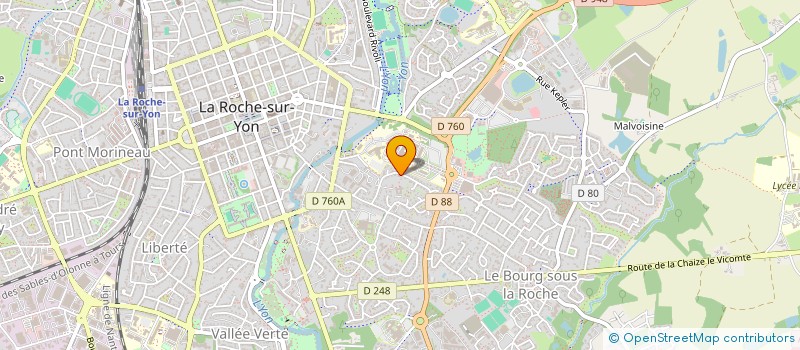 localisation de l'entreprise SCI LE TRISKEL à LA ROCHE-SUR-YON