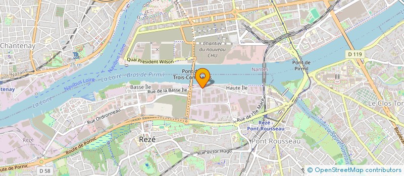 localisation de l'entreprise SCI LE TRISKELL  REZE