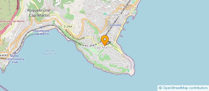 localisation de l'entreprise SCI LE TRITON à ROQUEBRUNE-CAP-MARTIN
