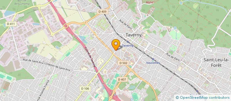 localisation de l'entreprise SCI LE TRIUMVIRAT  TAVERNY