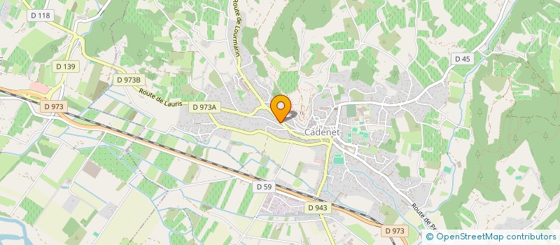 localisation de l'entreprise SCI LE TROENE DE GAMBETTA  CADENET