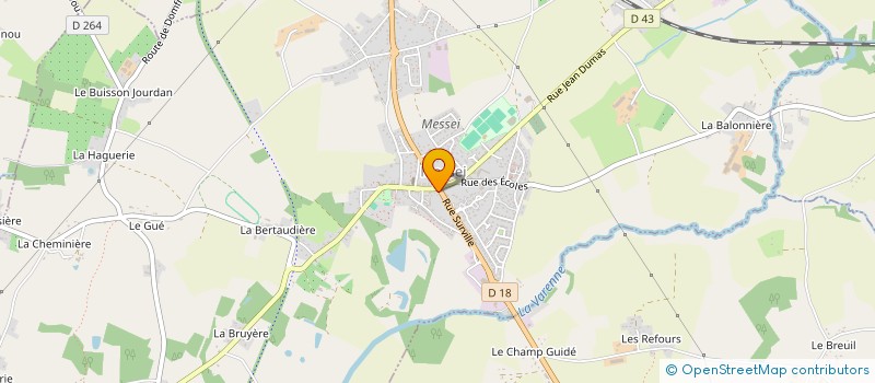localisation de l'entreprise SCI LE TROTTEUR à MESSEI