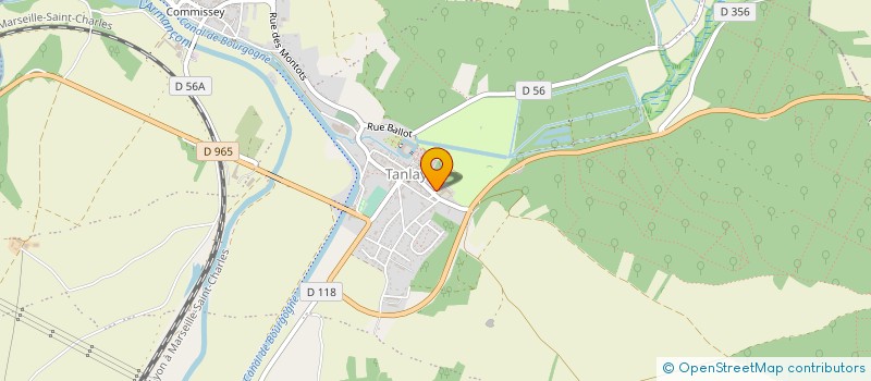 localisation de l'entreprise SCI LE TROU SAVOYARD  TANLAY