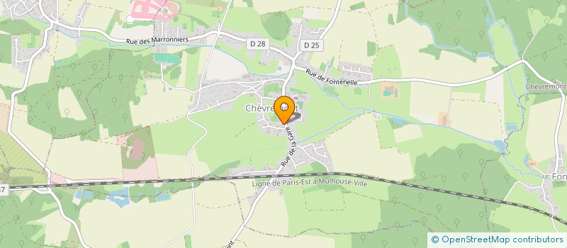 localisation de l'entreprise SCI LE TROVAIRE à CHEVREMONT