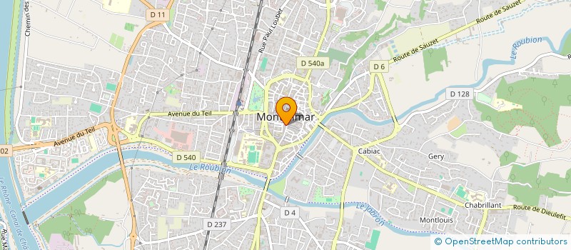 localisation de l'entreprise SCI LE TULIPIER à MONTELIMAR