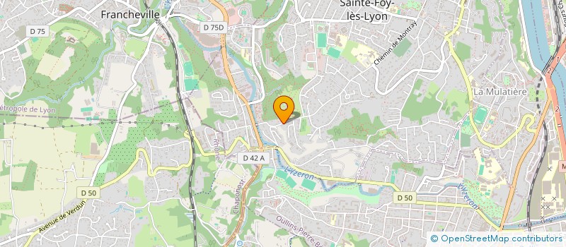 localisation de l'entreprise SCI LE TULIPIER  SAINTE-FOY-LES-LYON