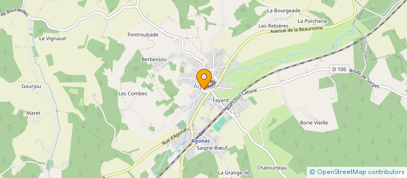 localisation de l'entreprise SCI LE TUQUET à BRANTOME EN PERIGORD