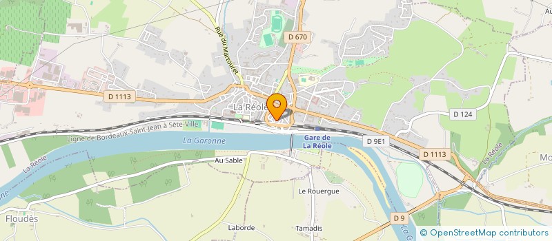 localisation de l'entreprise SCI LE TURON  LA REOLE