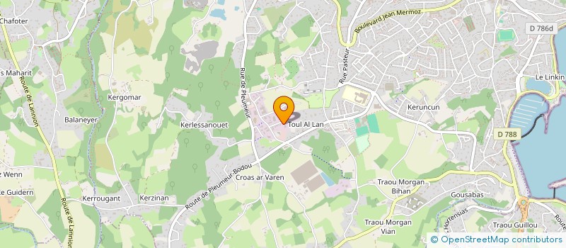 localisation de l'entreprise SCI LE TYNEVEZ  PERROS-GUIREC