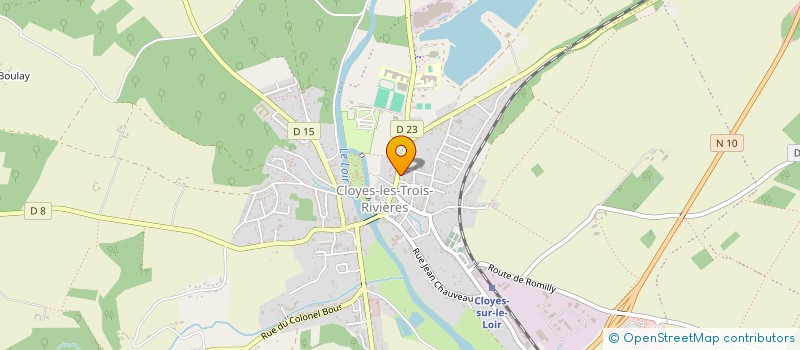 localisation de l'entreprise SCI LE U à CLOYES-LES-TROIS-RIVIERES