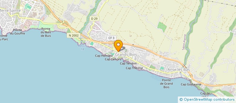 localisation de l'entreprise SCI LE VACOA à SAINT-PIERRE