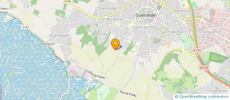 localisation de l'entreprise SCI LE VAILLANT BOUGRO  GUERANDE