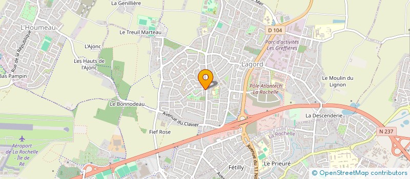 localisation de l'entreprise SCI LE VAL  LAGORD