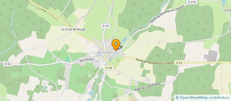 localisation de l'entreprise SCI LE VAL  MOULIHERNE