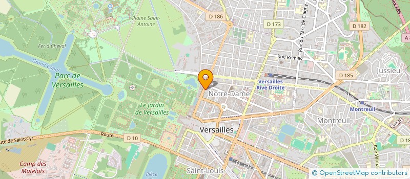 localisation de l'entreprise SCI LE VAL  VERSAILLES