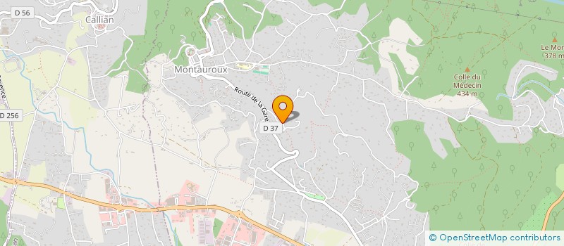 localisation de l'entreprise SCI LE VAL  MONTAUROUX